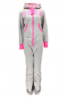 Moteriškas kombinezonas "GEEK" pilka